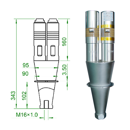 15kHz-3200W 超声波换能器 （双柱）